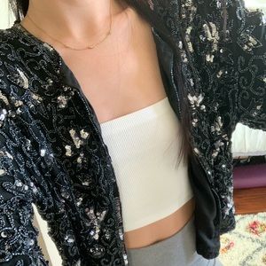 Vintage sequin blazer
